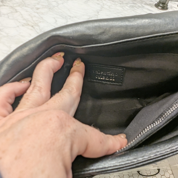 Valentino Orlandi Black Vegan Leather Bag - Picture 9 of 16